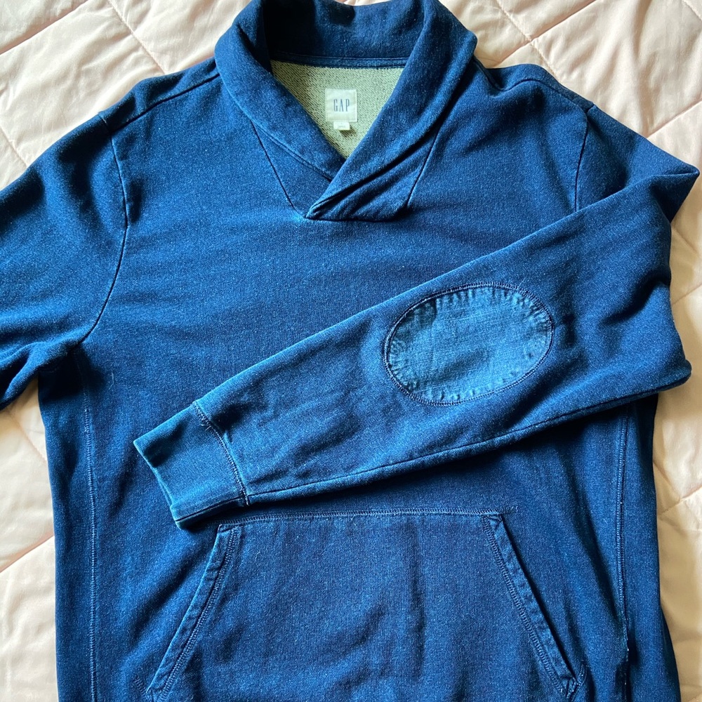 Blue hood less sweatshirt - Picture 1 of 3